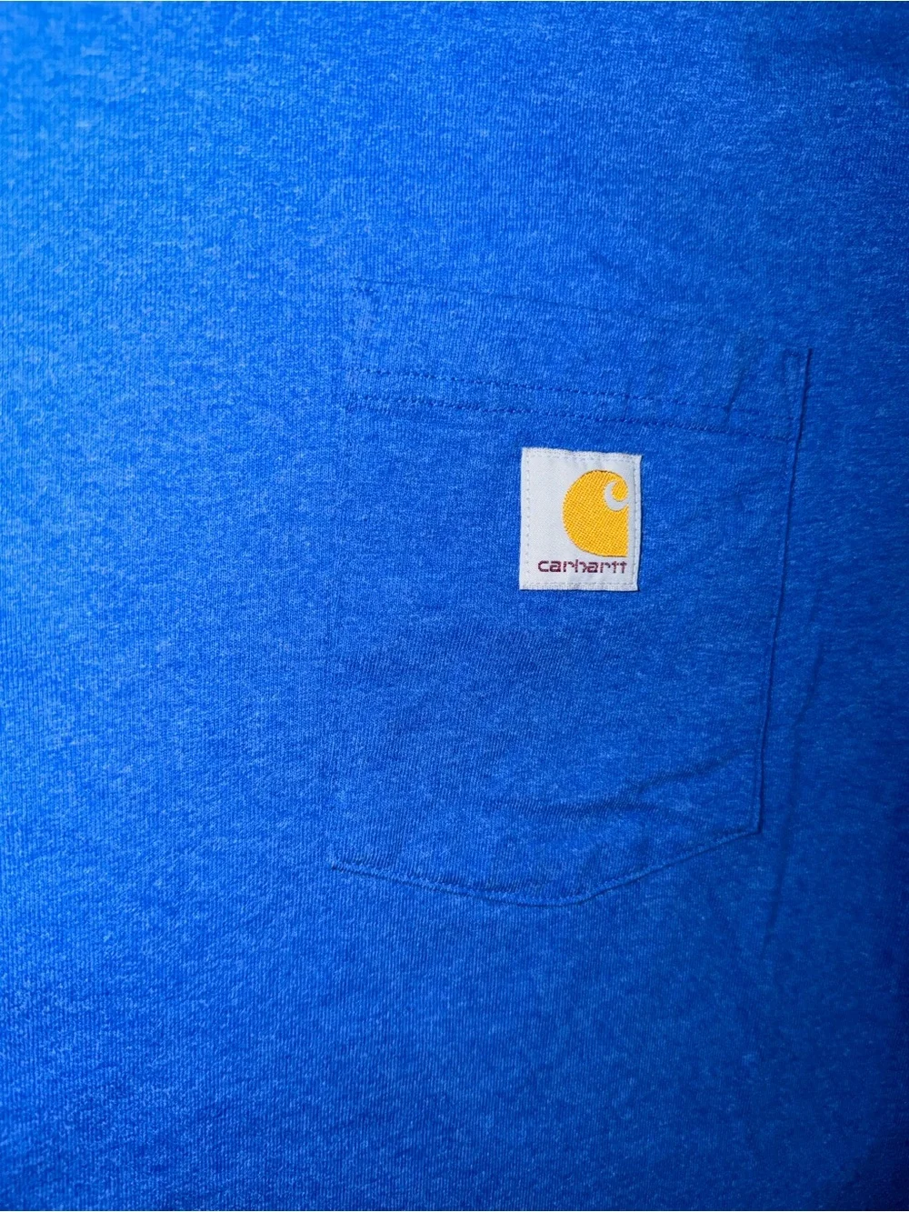 Carhartt loose fit blue pocket tee shirt men’s medium
